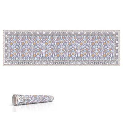 Heat Resistant Table Runner, 39 x 12 Inch - Kilim Design | Protects Countertops and Furniture Surface from Hot Dishes, Pots, and Scratches - Decorative Kitchen Hot Pad Mat