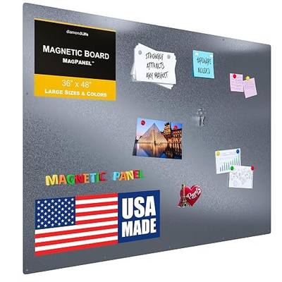 33.5" x 45.5" - Magnetic Board - Wall Mounted Dry & Wet Erase Board for Home, Office, and Classroom - Mounting Screws Included