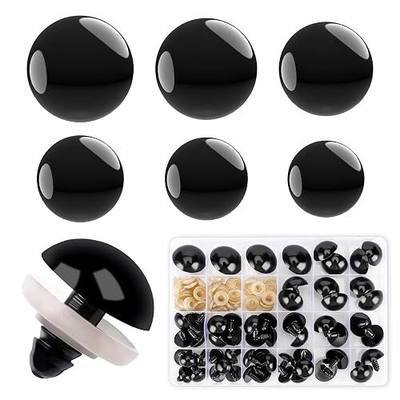 16~30mm Large Black Safety Eyes for Amigurumi Crochet Stuffed Animals