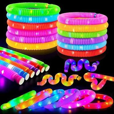 Glow Sticks Party Favors for Kids 12-96 PCS, Glow in Dark Party Supplies | Light Up Neon Necklace Bracelet Accessories Decorations for Toddlers Boys Girls,Fun for Halloween Birthday Dance Camp Care