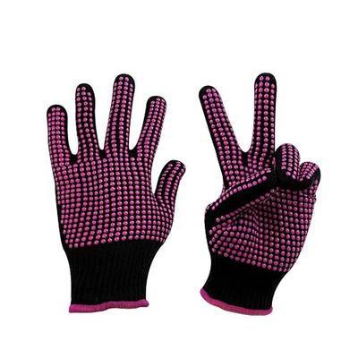 HTVRONT Heat Resistant Gloves for Sublimation 2Pcs with Silicone Bumps | Silicone Grip Zero Slip,Burn-Proof Barrier,One Size, Both Hands,Versatile Work Gloves 9.44*5.9inches/24*15cm