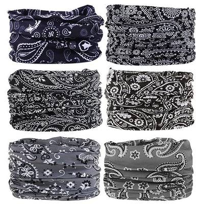 Neck Gaiter Face Cover Bandana Mask Scarf, Breathable Sun& Dust-proof for Cycling Running Fishing Hiking