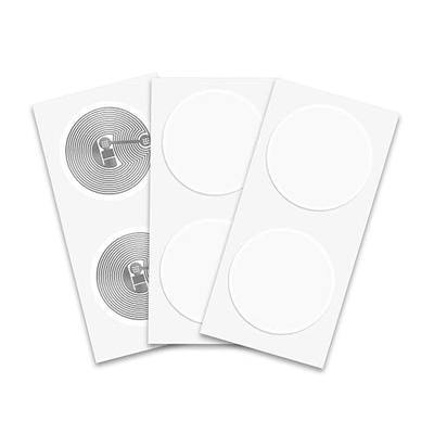 50PCS NFC Tags NTAG215 NFC Stickers Blank NFC Tags Adhesive NFC 215 Programmable NFC Tags Compatible with Android & iPhone 504 Bytes Memory Fully Programmable-Timeskey NFC (25 mm/ 1 Inch)