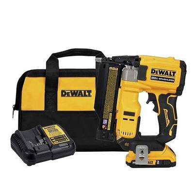 DEWALT ATOMIC Compact Series™ 20V MAX* Brushless Cordless 23 Ga. Pin Nailer Kit (DCN623D1) | Includes DCN623 Nailer, DCB203 2.0ah Battery and DCB112 Charger. Drives 23-Ga Pins 5/8-1/1/2, 110-Nail Mag