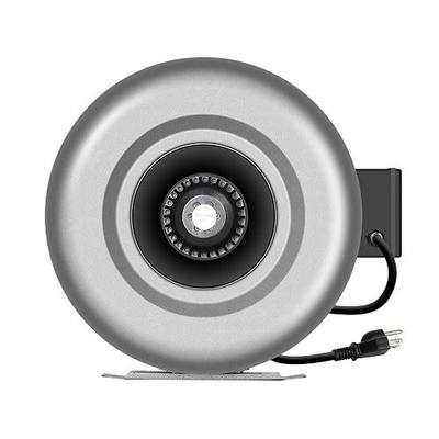 iPower 6 Inch 442 CFM Inline Duct Fan HVAC Exhaust Blower Air Circulation Vent for Grow Tents, Hydroponics Ventilation, Basements, and Kitchens, 6'', Silver