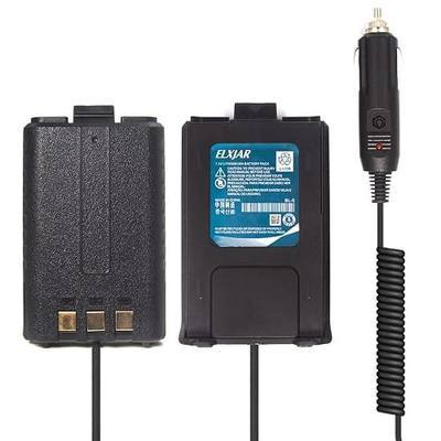 (2-Pack) BL-5 Battery Eliminator for UV-5R, UV-5X3, UV-5RA, BF-F8 | 12–24V DC input, 7.8V 3A output car power adapter; fits UV-5RB, UV-5RC, UV-5RD and UV-5RV2+ radios.