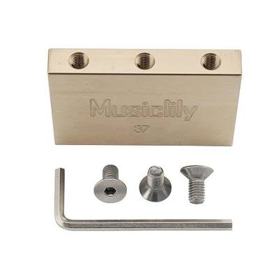 Musiclily Ultra 37mm Solid Brass Tremolo Block for Floyd Rose Locking Tremolo Bridge Electric Guitar