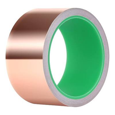 Kirecoo 2" x 33FT Copper Foil Tape with Conductive Adhesive | Double Sided Conductive, For EMI Shielding Guitar Repairs Grounding, DIY Crafts & Electrical Projects