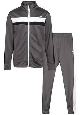 RBX Boys Tracksuit Set - 2 Piece Zip Up Tricot Track Jacket and Jogger Pants Outfit - Boys Athletic Sets (Sizes 8-12)