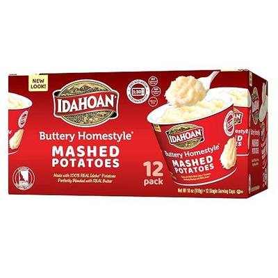 Idahoan Buttery Homestyle Mashed Potatoes, 1.5 oz cup (12-Pack)