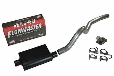 Truck Exhaust Kits - Direct Fit 97-00 Jeep Wrangler TJ 2.5" Exhaust Kit | Flowmaster Original 40 Series Muffler, Catback System, Mandrel Bent, Made In USA