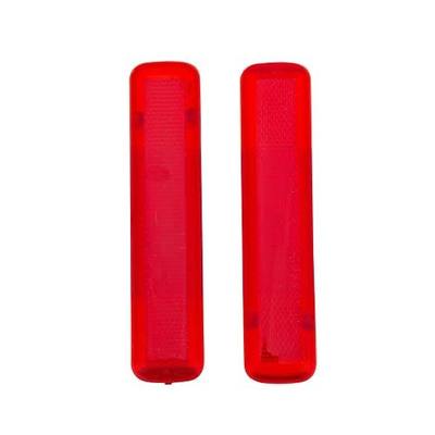 Rear Left Driver and Right Passenger Side Door Red Reflector Panel (1 Pair).Fit for Chevrolet GMC.Replaces Part # 15183155,15183156.