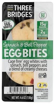 Three Bridges Spinach & Pepper Egg Bites, 4.6 OZ