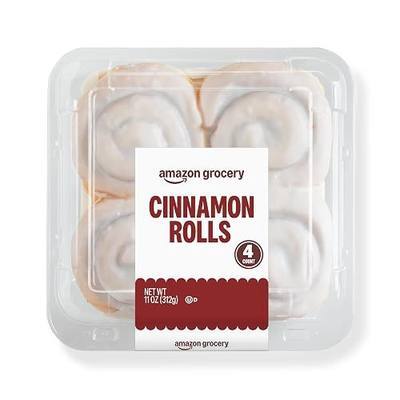 Amazon Grocery, Cinnamon Rolls, 11 Oz, 4 Ct, Frozen