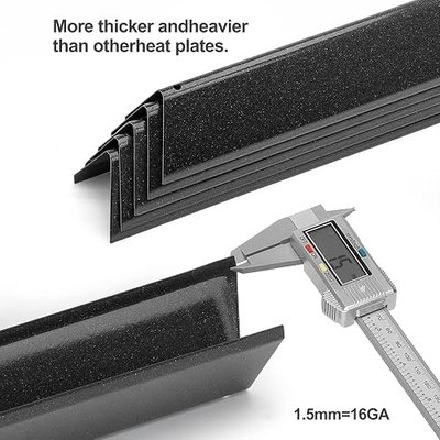 Spirit E210 7635 Flavorizer Bars for Weber Spirit I II 200 Series E210 E220 S210 S215 S220 with Front Control, 15.3 Inch Porcelain Enameled Heat Plates Tent for GS4 Spirit 210 Replacement Parts