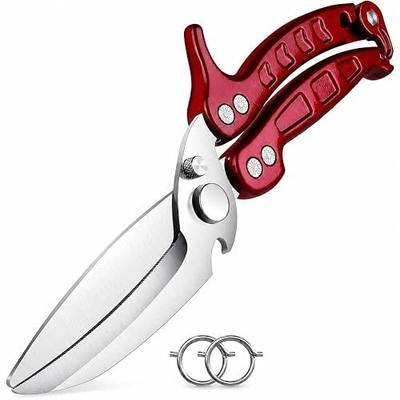 DRAGON RIOT Heavy Duty Poultry Shears - A Must Have Kitchen Shears for Chicken and Meat Cutting - Dishwasher Safe and Stainless Food Kitchen Scissors for Thanksgiving