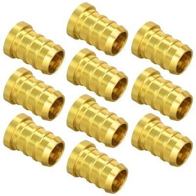 10pcs 1/2" PEX Barb Plug End Cap, Brass PEX Barb Plug End Cap Pipe Fitting | for PEX Pipe Fitting