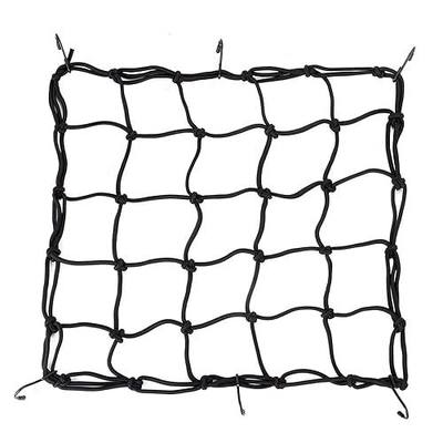 ONIPAX 15x15 Cargo Net High Elastic Bungee Bicycle Net | Nylon Rubber Cord, Bike Trail Ride, Secures Loose Gear, Scratch Free Hooks