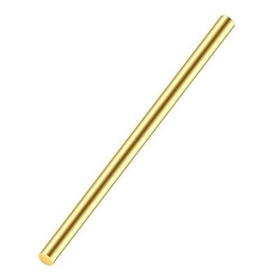 DYWISHKEY 1 Pieces 12 inches 1/2 inch Brass Rods, Brass Round Stock Lathe Bar Stock for DIY Craft Making, Handle Pin, Brass Rod 1/2 inch in Diameter, 12 inches in Length