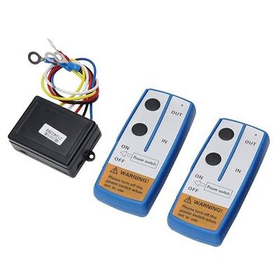 MaySpare Wireless Winch Remote Control Kit 100 Feet Handset Switch Controller 2pcs 12V Recovery Wireless Winch Remote Control for Car Truck Jeep ATV SUV