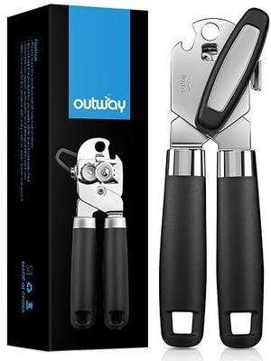 Can Opener,Professional 3-In-1 Multifunctional Manual Can Openers Bottle Opener,Kitchen Durable Stainless Steel Heavy Duty Can Opener Smooth Edge for Kitchen Seniors Friendly