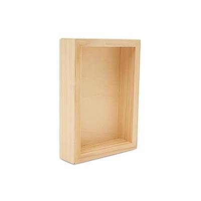 Painting Panels 5x7 x 1-1/2-inch, Pack of 4 Blank Wooden Signs for Crafts, Rectangular Wood Cradled Panels for Home Decor, by Woodpeckers
