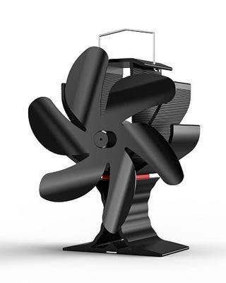 Signstek Wood Stove Fan,Heat Powered Heater Fan with Hook for Indoor Outdoor Propane Gas Heater,Gas Wood Burner Stove Fireplace Tent Camping Accessories