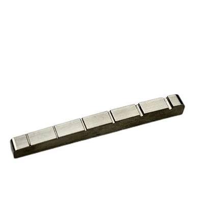 Kaynes 43mm Titanium Alloy Guitar Nut Replacement for Fender Telecaster Tele Stratocaster Strat ST TL Style Electric or Acoustic Guitar