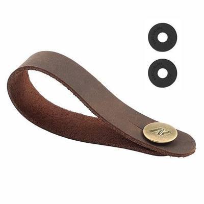 Nefelibata Guitar Strap Lock, Leather Guitar Strap Button, Headstock Adapter Tie,Guitar Neck Strap for Acoustic, Ukulele Strap & Mandolin,Come with Free 1 Pair Strap Locks