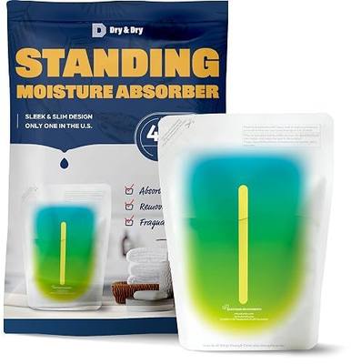 Dry & Dry 20 Pack Standing Moisture Absorbers for Basements, Closets, Bathrooms & Laundry Rooms