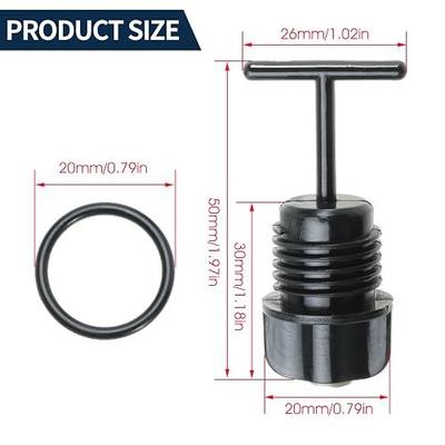 Drain Plug and O-Ring for Yamaha for WaveRunner FX Cruiser GP SUV VXR Venture Blaster XLT XL 500 650 700 760 800 1100 1200 1300 Replace EU0-62282-00-00 EU0622820000, 4 Pcs