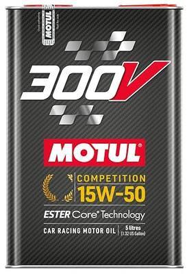 Motul 300V Competition 5W-40 Full Synthetic Motor Oil 5L | Ester Core® Technology | High-Performance Engine Oil for Tuned, Turbocharged & Daily Use | Race-Proven Protection & Long-Lasting Reliability