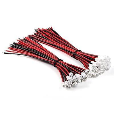Chanzon 30 Pairs Jst PH 2.0 mm 22AWG 2Pin Pitch Plug Connector for 5.9 inch UL1007 Tinned Copper Wire for Battery H67 H36 Blade Inductrix E010 E013.