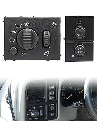 Upgraded Headlight Switch & Fog Light Switch for Chevy GMC 2003-2006 | Fit Silverado Sierra Suburban Escalade Avalanche & more | Replaces# 19381535, 15143597