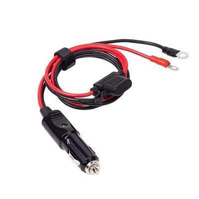 Heavy Duty 12AWG Male to Male Cigarette Plug Cigarette Lighter Adapter Charger Cord With LED Lights 3ft (3FT)