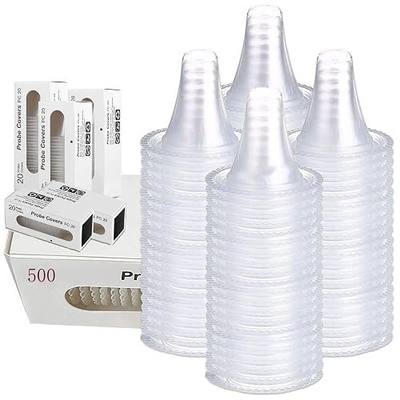 500pcs Ear Thermometer Probe Covers, Lens Filters, Refill Caps Compatible for All Braun Thermometer Models Digital Disposable Covers