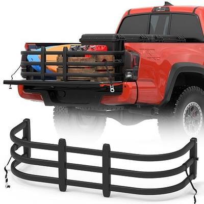 Adjustable Aluminum Truck Bed Extender,Universal 48"-61" Small Extender for Truck 2005-2026 Tacoma,2020-2026 Gladiator, 2017-2026 Ridgelin,2012-2022 Frontier,Requires Drilling