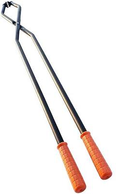 TAFIEDA Fireplace Tongs Log Grabber. 40 Inches Heavy Duty Fire Pit Tongs Log Grabber. Upgraded Fire Tong For Indoor & Outdoor Fireplace Fire Pit Camping Fire Wood Stove.