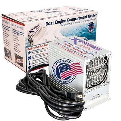 Boat Engine Compartment Heater | 400w Marine Certified Bilge Heater, Use For Winter Storage, Under RV, Freeze Protection, Well House, Campers, Greenhouses, & Boats