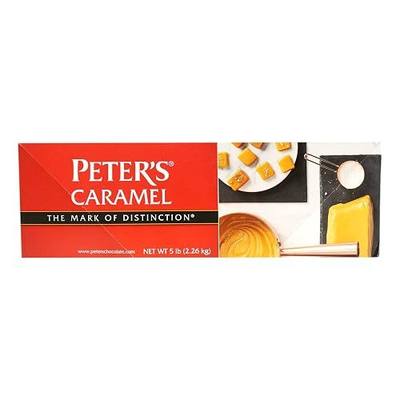 Kauffman Orchards Peter's Caramel Block For Caramel Apples and Candy Making, 5 Lb. (Pack of 3)