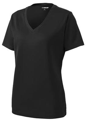 Joe's USA Ladies Moisture Wicking RacerMesh V-Neck Tees Sizes XS-4XL