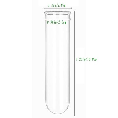 YIBOT Glass Plant Propagation Tubes Accessories Glass Test Tubes Tiered Planters Wall Terrarium for Home Office Plant Hanger Flower Vases Wall Decor Hydroponic Cuttings (5 Tube Vases) Clear