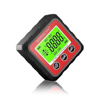 RDINSCOS Digital Angle Gauge with Strong Magnetic Base | Angle Gauge,For Woodworking,Table Saw,Mini Level Box,Replaceable Battery,LCD Display