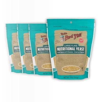 Bob's Red Mill Nutritional Yeast, 5oz (Pack of 4) - Vegan, Paleo Friendly, Kosher