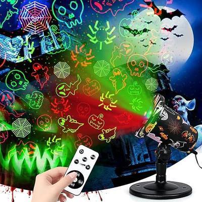 Halloween Projector Lights Outdoor, Waterproof Halloween Laser Projector Lights with Remote, 2023 New Halloween Decorations for Party Yard Garden Outdoor Indoor, Landscape Halloween Lights Outdoor
