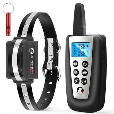 Bark Collar with Remote, Automatic Bark and Training Collar Combo with Beep, Vibration, Shock, Auto Bark Mode, Up to 3300ft Range Dog Shock Collar for Small, Large and Medium Dogs