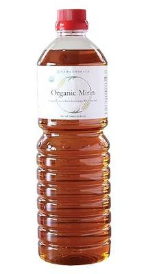 Kawashimaya Organic Mirin 33.8 fl oz (1000ml) - Japanese Traditional Sweet Rice Seasoning, Cooking Wine, Made in Japan