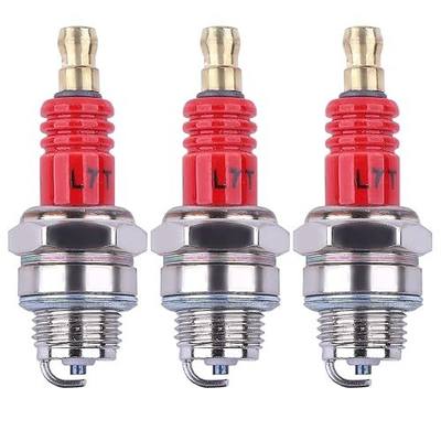 3 Pack L7T Spark Plug for 2-Stroke Small Engine for Husqvarna 33cc 43cc 47cc 49cc Chainsaw Trimmer Lawn Mower Chainsaw Trimmer Blower