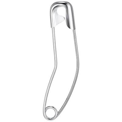 TSHD 100 Pack Curved Safety Pins 1.5 inch Size 2 for Quilting Sewing,Basting Pins