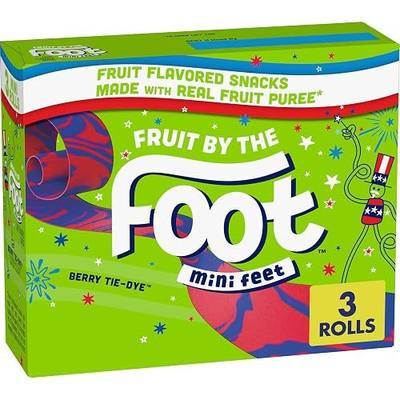 Fruit By the Foot, Berry Tie Dye, Mini Snacks, 3 ct | Gluten Free & Gelatin Free, Good Source of Vitamin C, Individually Wrapped